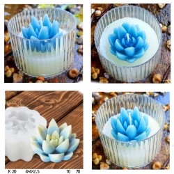 Silikon Kalıp Süslemelik Minik Mum Kalıbı K20 Silikon Kalıp Süslemelik Minik Mum Kalıbı K20