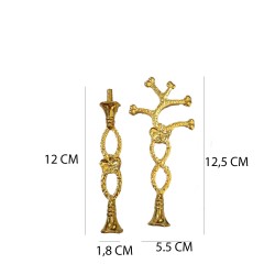 Epoksi 2 Katlı Meyve Ve Cupcake VE Sunumluk  Stant Bağlantı Aparatı Stant Tutucu  Çiçek