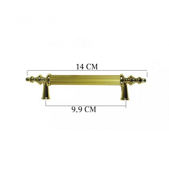 Kulp Silindir Çizgili Plastik Model 14 CM (2 Adet) Kulp Silindir Çizgili Plastik Model 14 CM (2 Adet)