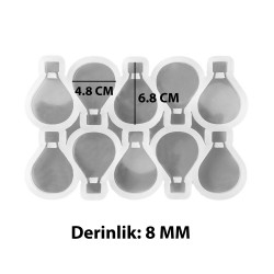 Epoksi Silikon Kalıp Çoklu Kapadokya Balonu Magnet Dolap Süsü Kalıbı 10 Lu 6.8 CM Epoksi Silikon Kalıp Çoklu Kapadokya Balonu Magnet Dolap Süsü Kalıbı 10 Lu 6.8 CM