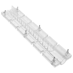 Poli Karbon Mum Kalıbı Şamdanlık Uzun Burgulu 31 CM Poli Karbon Mum Kalıbı Şamdanlık Uzun Burgulu 31 CM