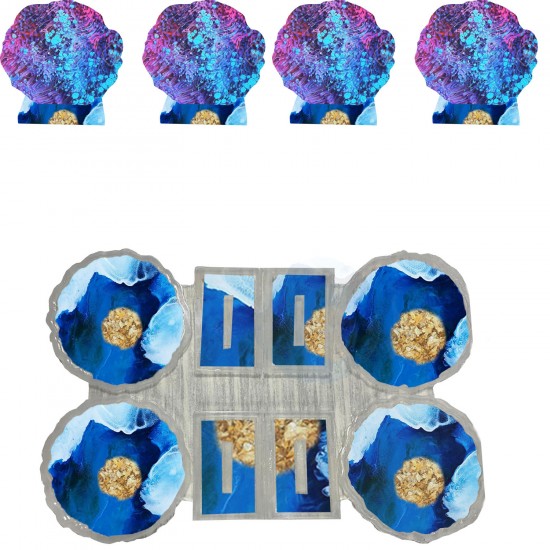 Epoksi Silikon Kalıp Tırtıklı Kenar Ayaklı Magnet Kalıbı 7 CM 4 Lü Epoksi Silikon Kalıp Tırtıklı Kenar Ayaklı Magnet Kalıbı 7 CM 4 Lü
