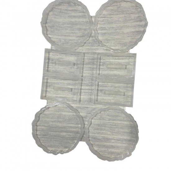 Epoksi Silikon Kalıp Tırtıklı Kenar Ayaklı Magnet Kalıbı 7 CM 4 Lü Epoksi Silikon Kalıp Tırtıklı Kenar Ayaklı Magnet Kalıbı 7 CM 4 Lü