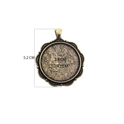 Epoksi Kolye Ucu Kemer Desen Antik Sarı (5 ADET) Epoksi Kolye Ucu Kemer Desen Antik Sarı (5 ADET)