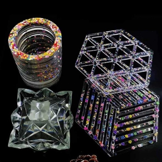 Karışık Glitter Harf Epoksi Reçine Harfleri 100 GRAM