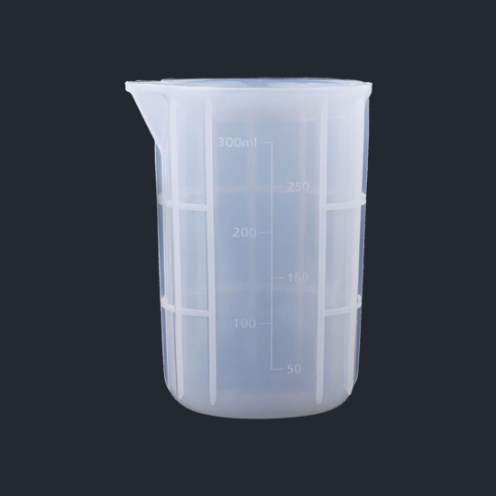 Epoksi Reçine Silikon Beaker Döküm Karıştırma Kabı Uçlu 300 ML