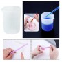 Epoksi Reçine Silikon Beaker Döküm Karıştırma Kabı Uçlu 300 ML