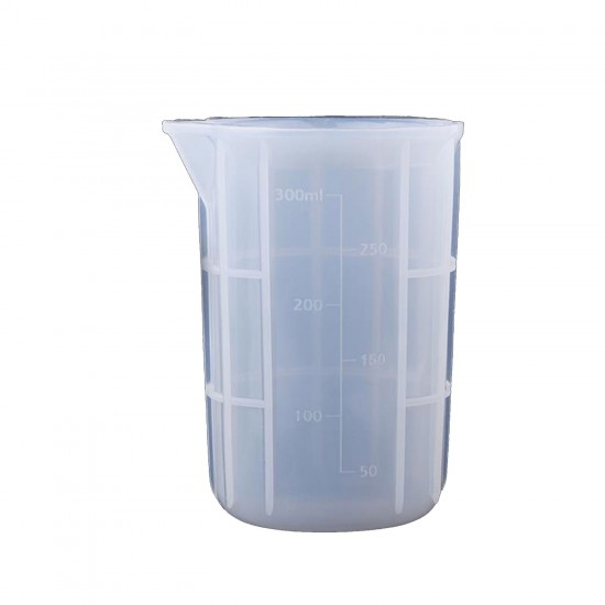 Epoksi Reçine Silikon Beaker Döküm Karıştırma Kabı Uçlu 300 ML
