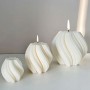 Silikon Mum 3D Büyük Boy Dönen Sütun Geometrik Dalgalı Sabun Beton Ve Taş Tozu Kalıbı Silikon Mum 3D Büyük Boy Dönen Sütun Geometrik Dalgalı Sabun Beton Ve Taş Tozu Kalıbı