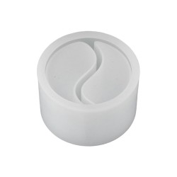 Silikon Mum Ying Yang Sabun Beton Ve Taş Tozu Kalıbı Silikon Mum Ying Yang Sabun Beton Ve Taş Tozu Kalıbı