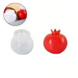 Silikon Mum 3D Nar Model Sabun Beton Ve Taş Tozu Kalıbı Silikon Mum 3D Nar Model Sabun Beton Ve Taş Tozu Kalıbı