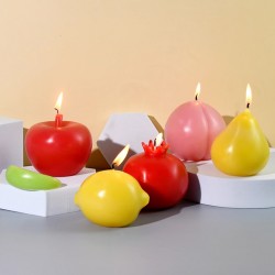 Silikon Mum 3D Nar Model Sabun Beton Ve Taş Tozu Kalıbı Silikon Mum 3D Nar Model Sabun Beton Ve Taş Tozu Kalıbı