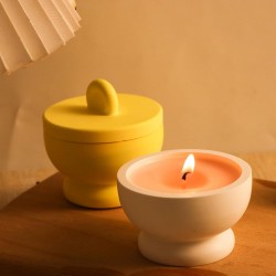 Silikon Taş Tozu Ayaklı Mumluk Mücevher Saklama Kutusu Kalıbı Silikon Taş Tozu Ayaklı Mumluk Mücevher Saklama Kutusu Kalıbı