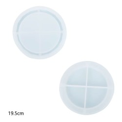 Epoksi Silikon Kalıp Büyük Boy Yuvarlak Köşeli Küllük Kalıbı 19X19 CM Epoksi Silikon Kalıp Büyük Boy Yuvarlak Köşeli Küllük Kalıbı 19X19 CM