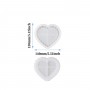 Silikon Kalıp Epoksi Taş Tozu Beton Kalp Mini Misketli Bubble Tepsi Kalıbı 13X14 CM