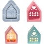 Epoksi Tealight Mumluk Ev Dekorasyonu Beton Silikon Ve Taş Tozu Kalıbı 8x10 CM Epoksi Tealight Mumluk Ev Dekorasyonu Beton Silikon Ve Taş Tozu Kalıbı 8x10 CM