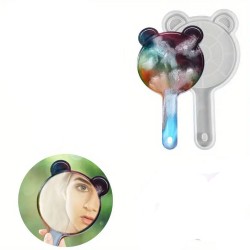 Epoksi Saplı Kulaklı Kedi Ayna Kalıbı 12.6X23.5 CM Epoksi Saplı Kulaklı Kedi Ayna Kalıbı 12.6X23.5 CM