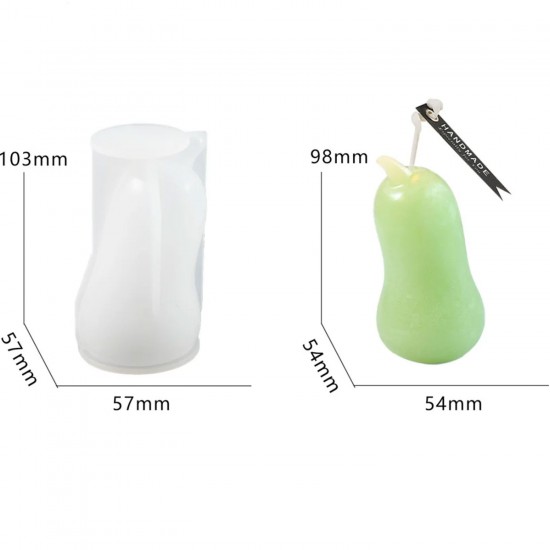 Epoksi Silikon Uzun Kabak Beton Taş Tozu Alçı Kalıbı 10.3X5.7 CM