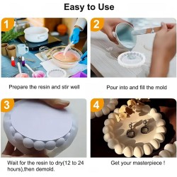 Silikon Kalıp Epoksi Taş Tozu Beton Şekilli Yuvarlak Mini Misketli Bubble Tepsi Kalıbı Silikon Kalıp Epoksi Taş Tozu Beton Şekilli Yuvarlak Mini Misketli Bubble Tepsi Kalıbı