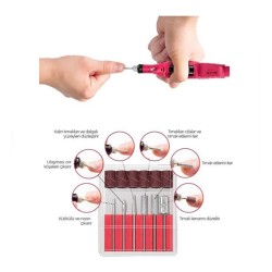 Vovento Elektrikli 6 Başlıklı Hız Ayarlı Manikür Pedikür Seti Vovento Elektrikli 6 Başlıklı Hız Ayarlı Manikür Pedikür Seti