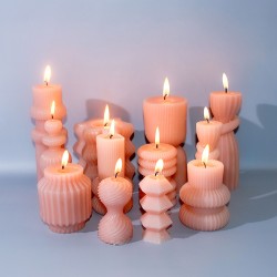 Epoksi Silikon Düz Çizgili Ve Boğumlu Uzun Model Sütun Taş Tozu Ev Dekorasyonu Mum Kalıbı Epoksi Silikon Düz Çizgili Ve Boğumlu Uzun Model Sütun Taş Tozu Ev Dekorasyonu Mum Kalıbı