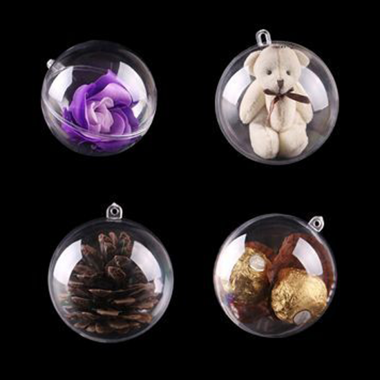 Şeffaf Mika Küre Top 6 CM (24 Adet ) Şeffaf Mika Küre Top 6 CM (24 Adet )