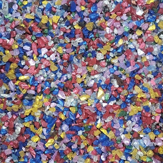 Dekoratif Gerçek Cam Kırığı (  4-8 MM Arlığında  50 GR)