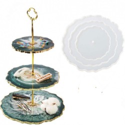 Epoksi Silikon Cupcake Standı Kalıp Yuvarlak 3 Lü Kek Standı