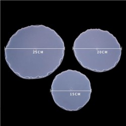 Epoksi Silikon Cupcake Standı Kalıp Yuvarlak 3 Lü Kek Standı