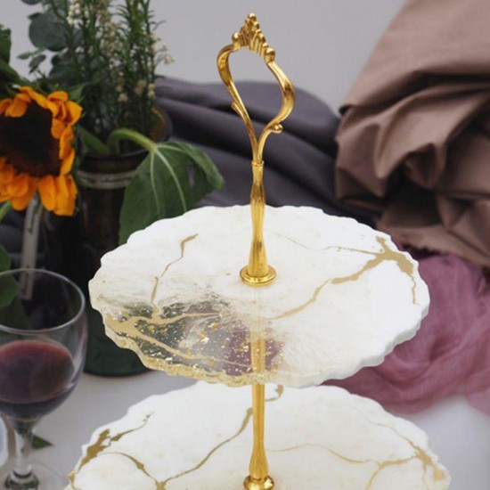 Epoksi Silikon Cupcake Standı Kalıp Yuvarlak 3 Lü Kek Standı