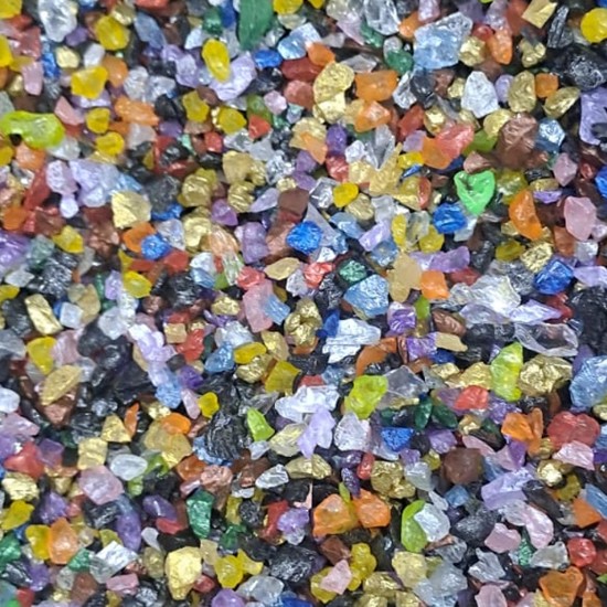 Epoksi Mum Dekoratif 2-4 MM Arlığında Gerçek Cam Kırığı (1 KG)