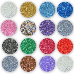 Epoksi Mum Dekoratif 2-4 MM Arlığında Gerçek Cam Kırığı (50 GR)