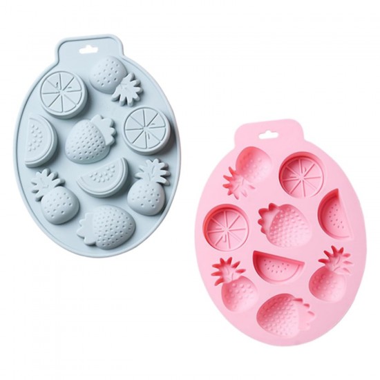Silikon Meyve Figürleri Şeker Hamuru Ve Jelibon Kalıbı 9 Lu