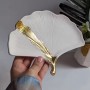 Silikon Ginkgo Yaprağı Tepsi Kalıbı - Epoksi, Beton ve Alçı için Dekoratif Kalıp
