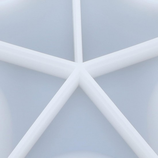 Silikon Yıldız Kase Kalıbı - Epoksi, Beton ve Alçı için Dekoratif Tepsi & Çerezlik Kalıbı