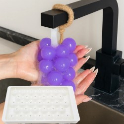 Salkım Üzüm Sabun Kalıbı 33 Lü