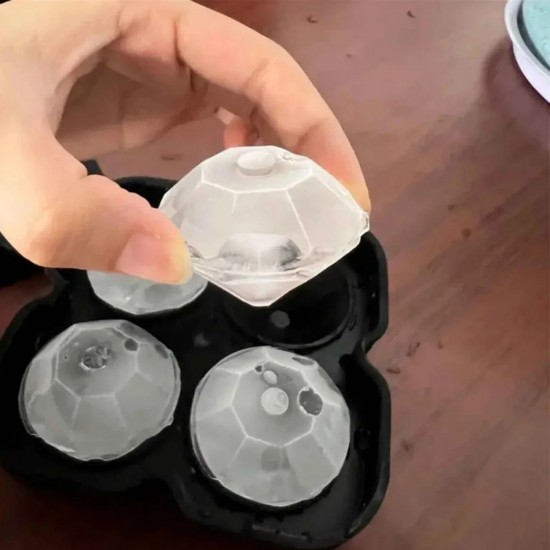 Silikon Elmas Buz Kalıbı 4 Lü