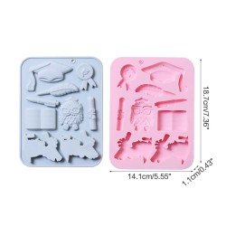 Silikon Mezuniyet Temalı Çikolata Ve Jelibon Kalıbı 9 Lu