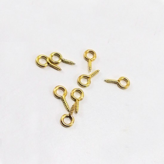 Metal Takı Ve Obje Halkası Vidalı  1 CM  (1000 Adet)