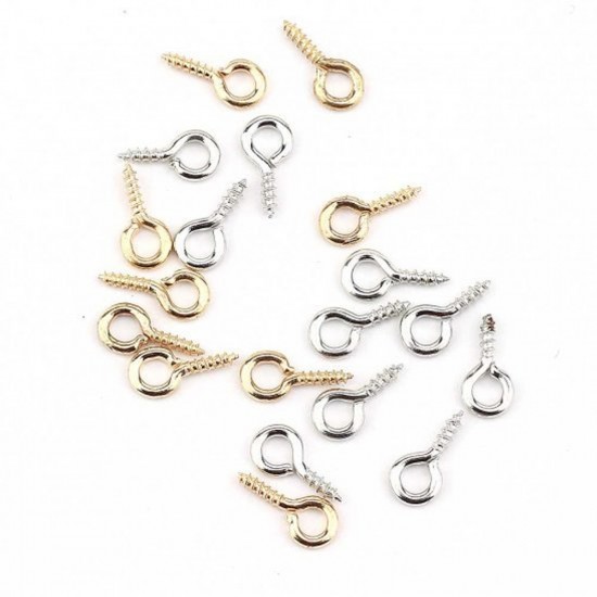 Metal Takı Ve Obje Halkası Vidalı  1 CM  (1000 Adet)