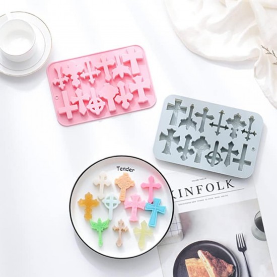 Silikon Hac Şekilleri Çikolata Ve Jelibon Kalıbı 12 Li