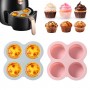 Silikon Derin Yuvarlak Çikolata Ve Kek Pişirme Kalıbı 4 Lü