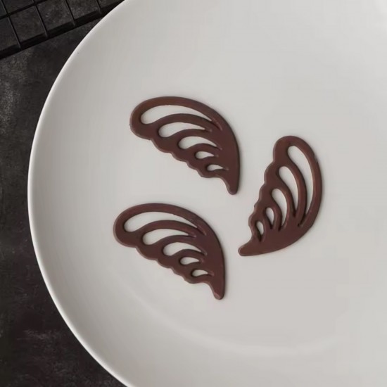 Silikon Kanat Şeklinde Çikolata ve Şeker Kalıbı 10 Lu