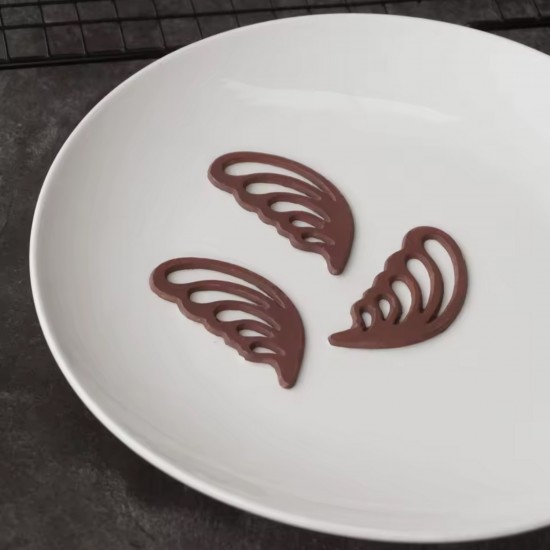 Silikon Kanat Şeklinde Çikolata ve Şeker Kalıbı 10 Lu