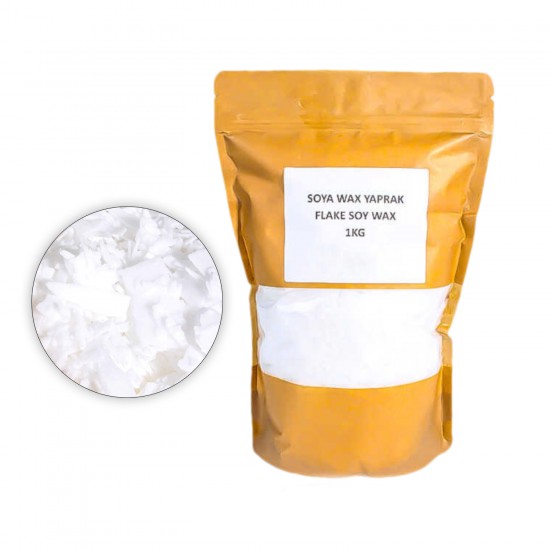 Alman Fleke Yaprak Soya Parafini Soya Wax (1 KG)