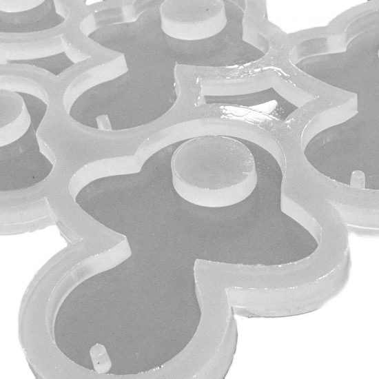 Epoksi Silikon Kalıp Bebek Emziği Anahtarlık Kalıbı 10 Lu