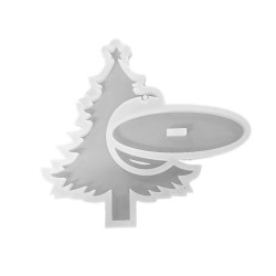 Epoksi Yılbaşı Çam Ağacı Fotoğraf Çerçevesi Resimlik Kalıbı