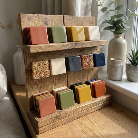 Epoksi Silikon Kalıp Kare Anahtarlık Kalıbı 5 CM 10 Lu