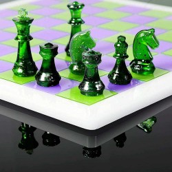 Epoksi YERLİ Silikon Kalıp Satranç ve Dama Tahtası Kalıbı 25.5x25.5 CM