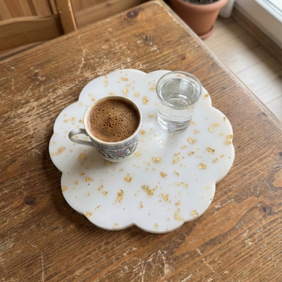 Epoksi Papatya Model Tepsi Kalıbı 16 CM